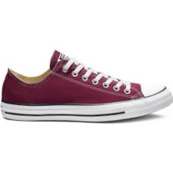 maroon converse shoes